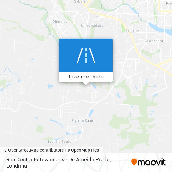 Rua Doutor Estevam José De Ameida Prado map