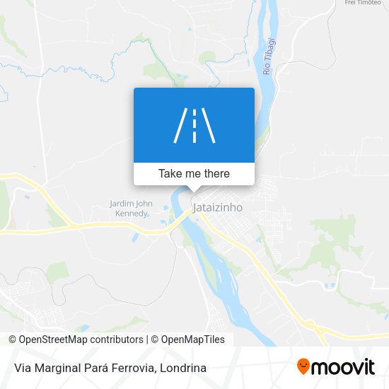 Via Marginal Pará Ferrovia map