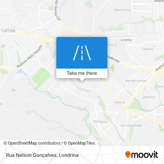 Rua Nelson Gonçalves map