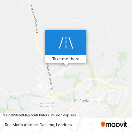 Rua Maria Antoneli De Lima map