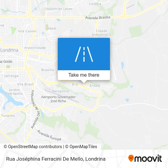 Rua Joséphina Ferracini De Mello map