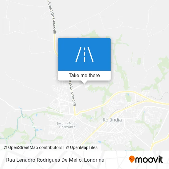 Rua Lenadro Rodrigues De Mello map