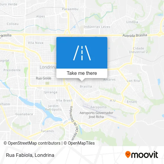 Rua Fabiola map