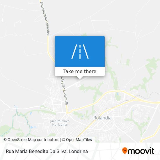 Rua Maria Benedita Da Silva map