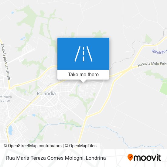 Rua Maria Tereza Gomes Mologni map