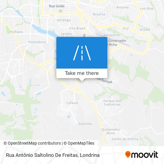 Rua Antônio Saltolino De Freitas map