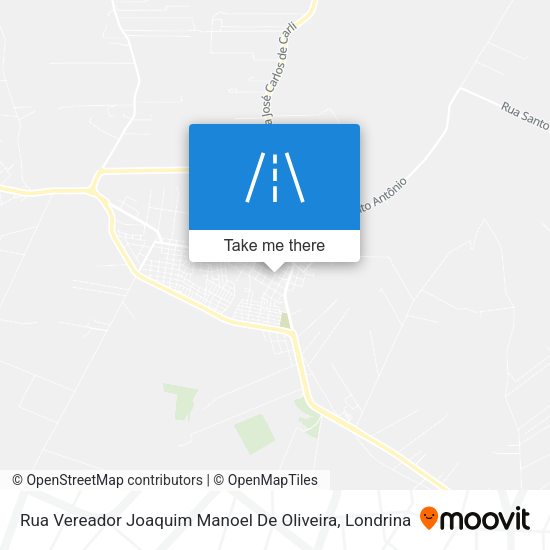 Rua Vereador Joaquim Manoel De Oliveira map