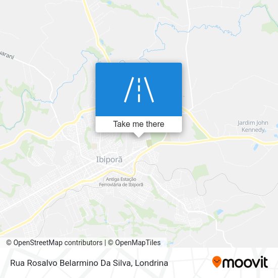 Rua Rosalvo Belarmino Da Silva map