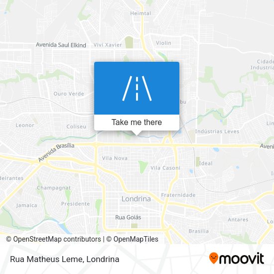 Rua Matheus Leme map