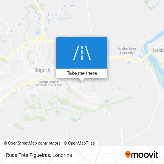 Ruas Três Figueiras map