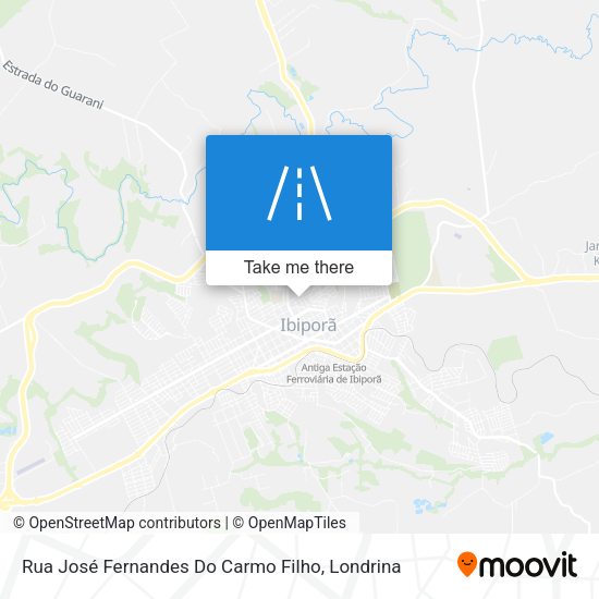 Rua José Fernandes Do Carmo Filho map