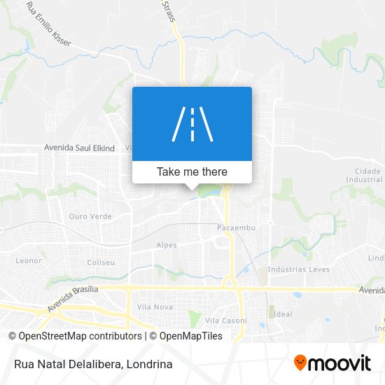 Rua Natal Delalibera map