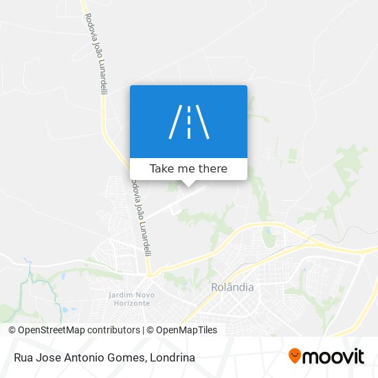 Rua Jose Antonio Gomes map