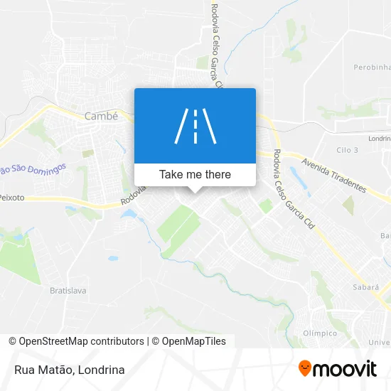 Rua Matão map