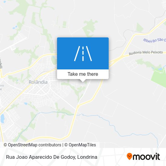 Rua Joao Aparecido De Godoy map
