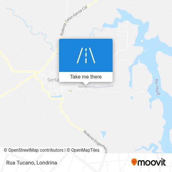 Rua Tucano map