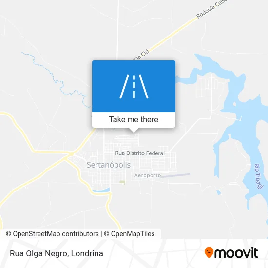 Rua Olga Negro map