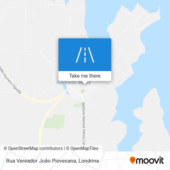 Rua Vereador João Piovesana map
