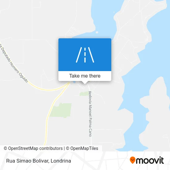 Rua Simao Bolivar map