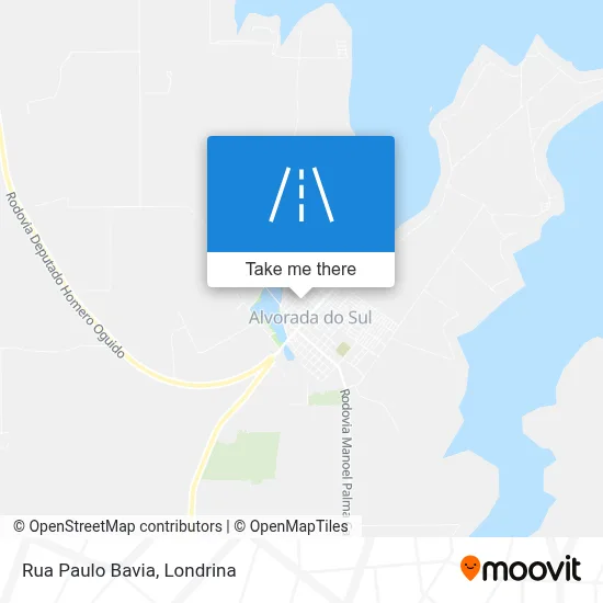 Rua Paulo Bavia map