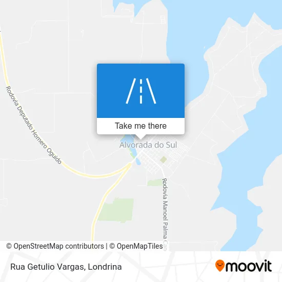 Rua Getulio Vargas map