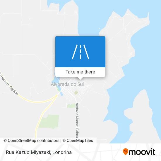 Rua Kazuo Miyazaki map