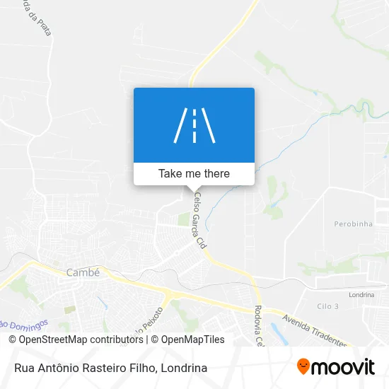 Rua Antônio Rasteiro Filho map