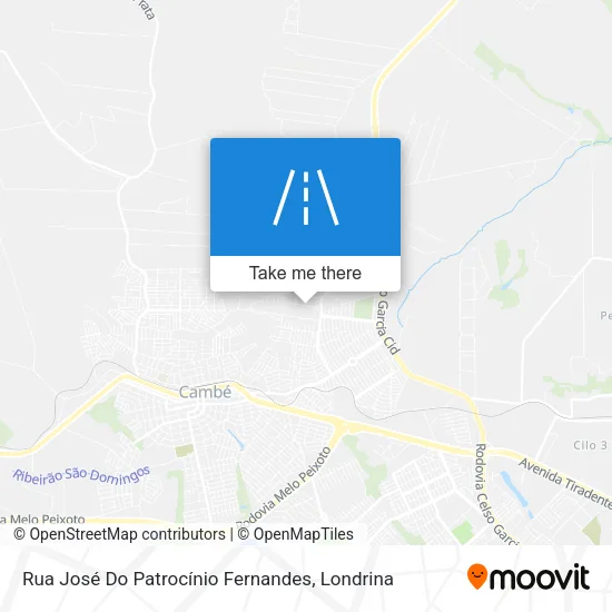 Rua José Do Patrocínio Fernandes map