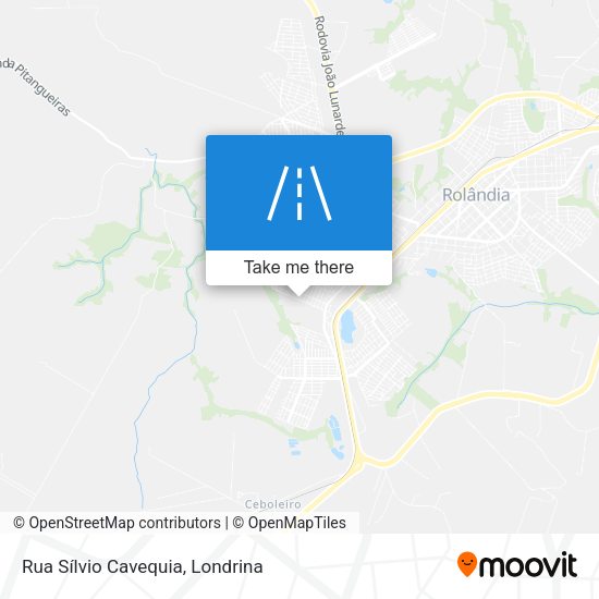 Rua Sílvio Cavequia map