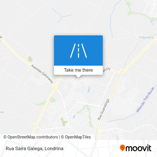 Rua Saíra Galega map