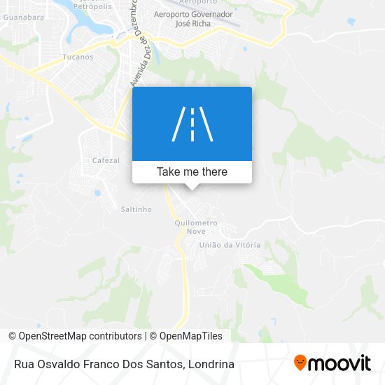 Rua Osvaldo Franco Dos Santos map