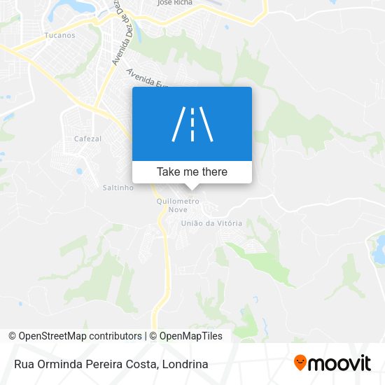 Rua Orminda Pereira Costa map