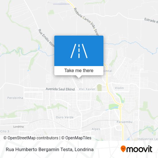 Rua Humberto Bergamin Testa map