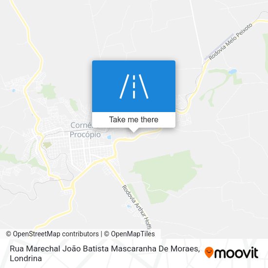 Rua Marechal João Batista Mascaranha De Moraes map