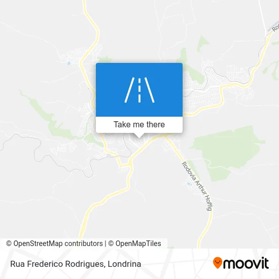 Rua Frederico Rodrigues map