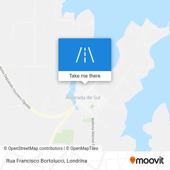 Rua Francisco Bortolucci map