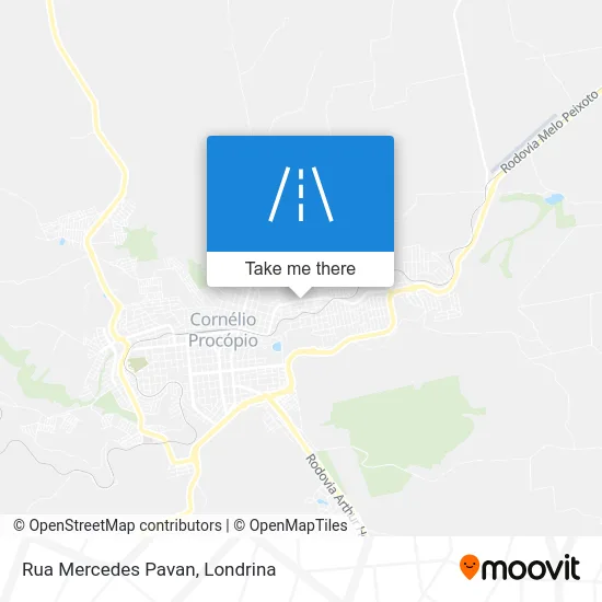 Rua Mercedes Pavan map