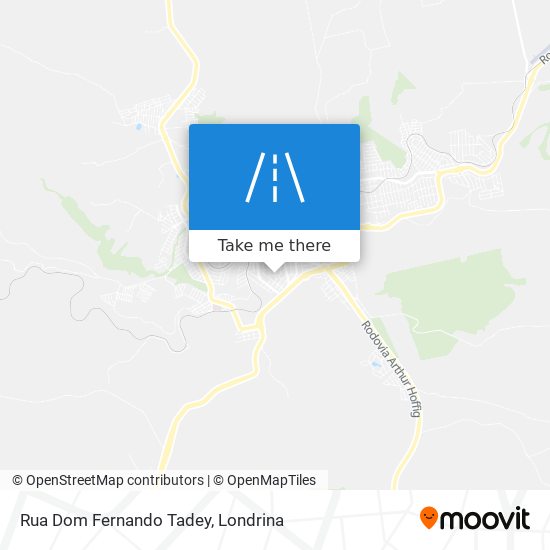 Mapa Rua Dom Fernando Tadey