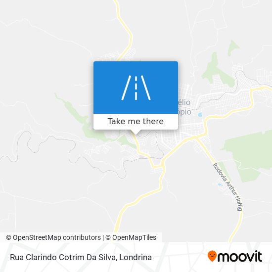 Mapa Rua Clarindo Cotrim Da Silva