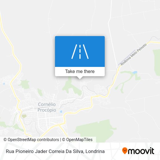 Rua Pioneiro Jader Correia Da Silva map