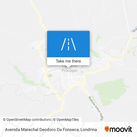 Mapa Avenida Marechal Deodoro Da Fonseca