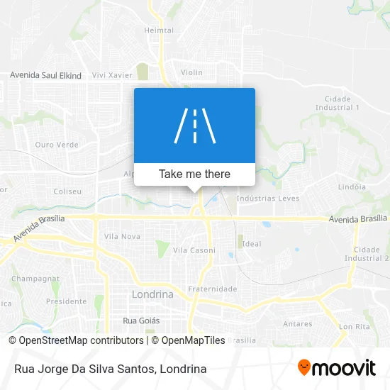 Rua Jorge Da Silva Santos map