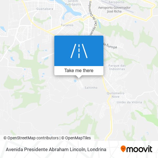 Avenida Presidente Abraham Lincoln map