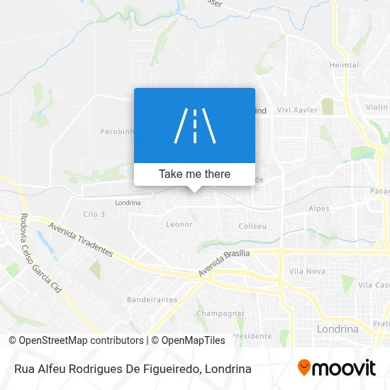 Rua Alfeu Rodrigues De Figueiredo map