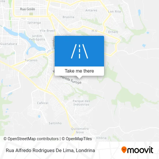 Rua Alfredo Rodrigues De Lima map