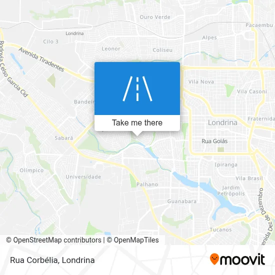 Rua Corbélia map