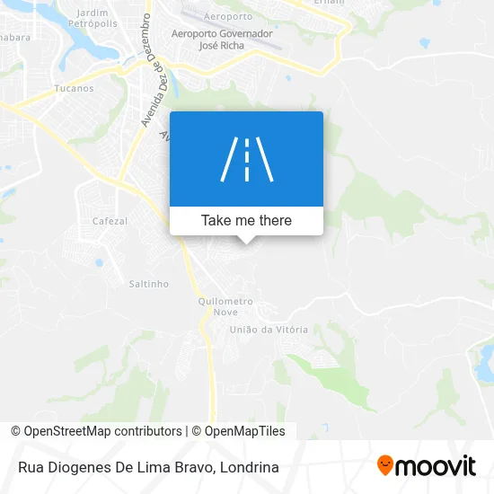 Rua Diogenes De Lima Bravo map