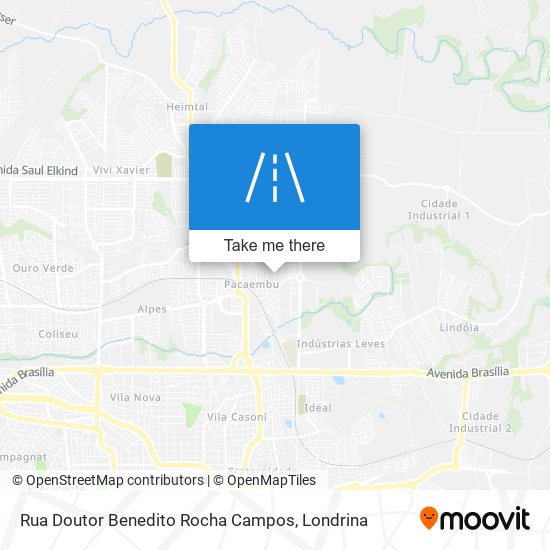 Rua Doutor Benedito Rocha Campos map