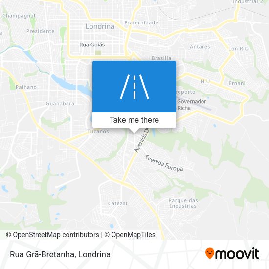 Rua Grã-Bretanha map