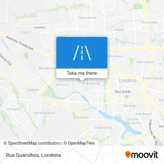 Mapa Rua Guarulhos